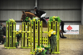 Emma-Jo Slater takes the honours in the SEIB Winter Novice Qualifier at Onley Grounds Equestrian Centre